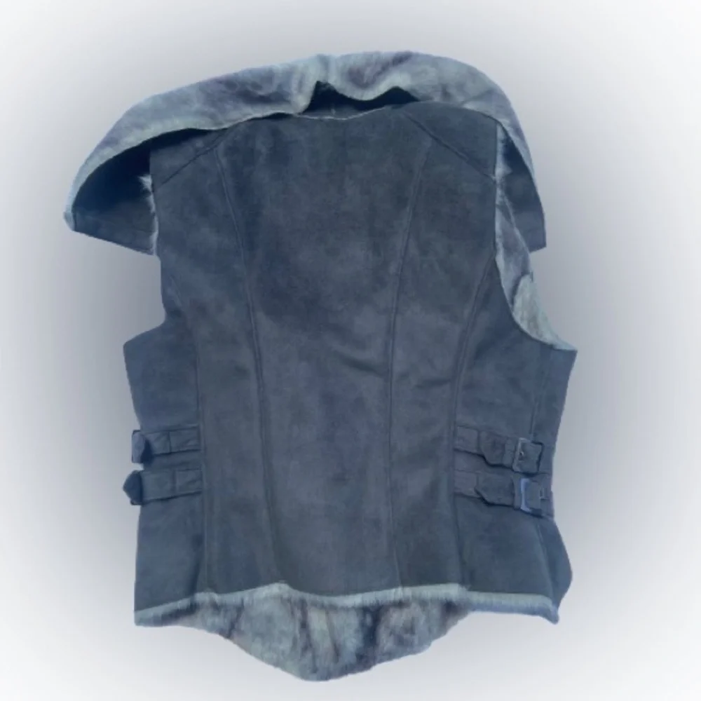 Bebe fur lined vest - Picture 3 of 4